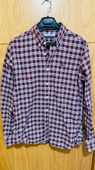 Camisa cuadros El Ganso Talla M