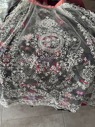 Traje de Fallera Colon Negro Talla 36-28
