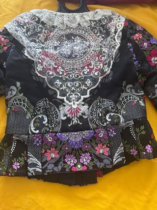 Traje de Fallera Colon Negro Talla 36-28