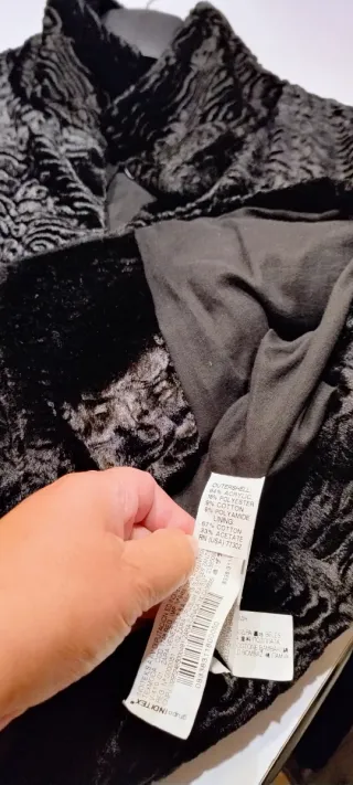 Chaqueta Astracán sintético