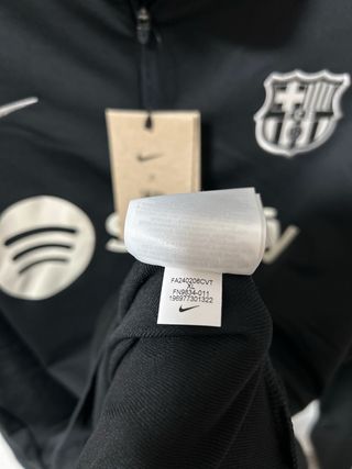 Chaqueta Nike Fútbol Spotify Negra