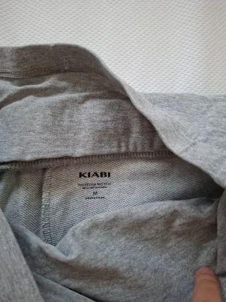 Pantalón corto premamá gimnasio gris
