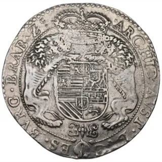 Ducaton de plata de los archiduques año 1618 