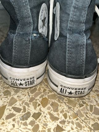 Converse Negras Plataforma