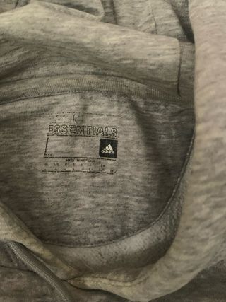 Sudadera Adidas Gris con Logo