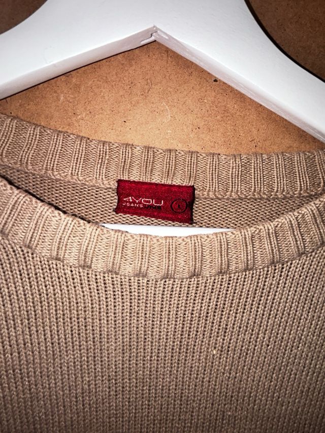 Jersey 4you beige y rojo