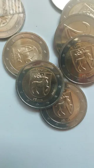 2 euros Letonia 2025 Sēlija UNC