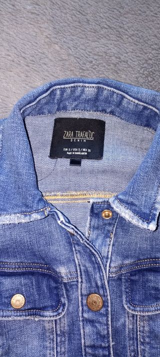 Chaqueta Vaquera Zara Talla S