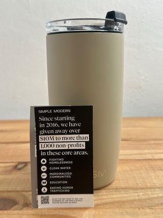 Simple Modern Vaso Térmico Voyager Beige