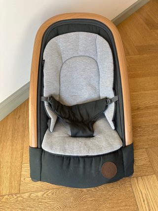 Mecedora Maxi Cosi bebé madera y tela