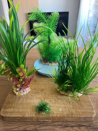 Plantas artificiales para acuario