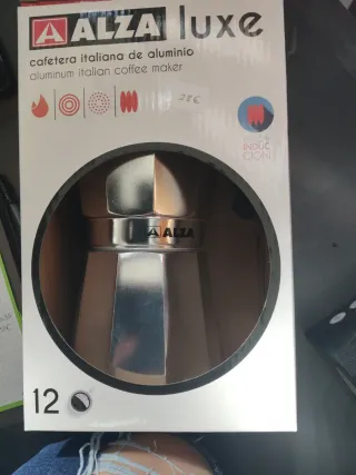 Cafetera Italiana Aluminio ALZA luxe