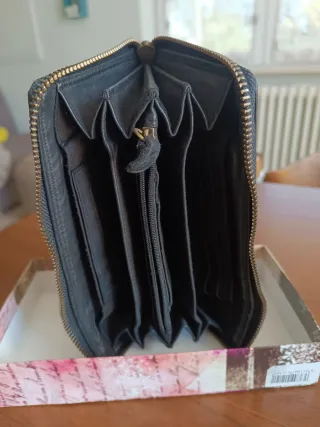 Portafoglio donna in pelle