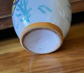 Cachepot ceramica decorato a mano