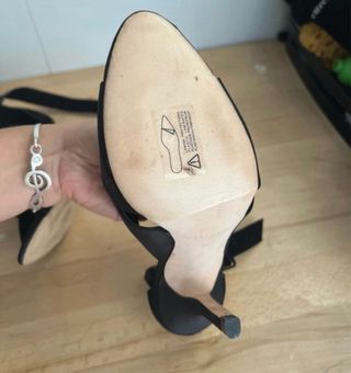 Sandalias tacón Zara negras