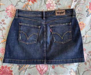 Falda Levis Mini Vaquera Azul