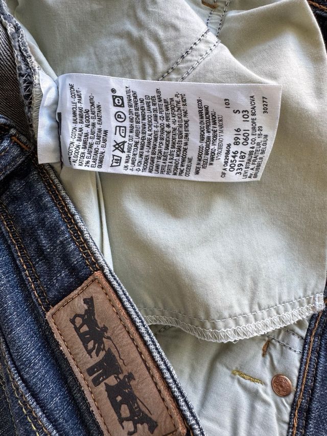 Falda Levis Mini Vaquera Azul