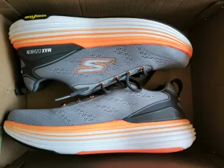 Deportivas Skechers Max Cushion Gris Naranja
