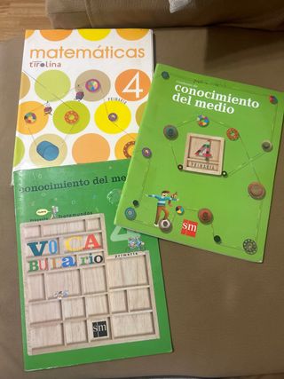Cuaderno de Conocimiento del medio. 4 Primaria