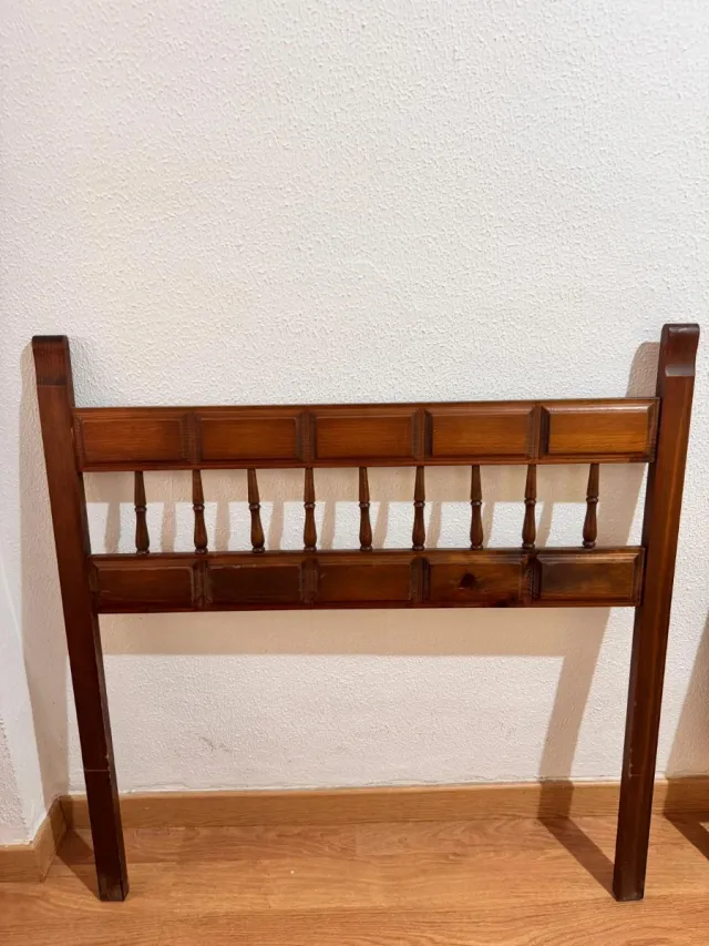 Cabecero madera cama 90