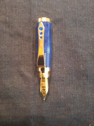 Pluma Hachette Tompla Swarovsky oro 24 K