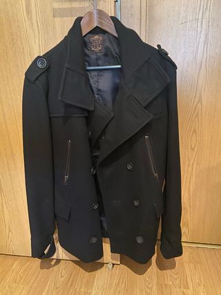Abrigo Pull&Bear Negro