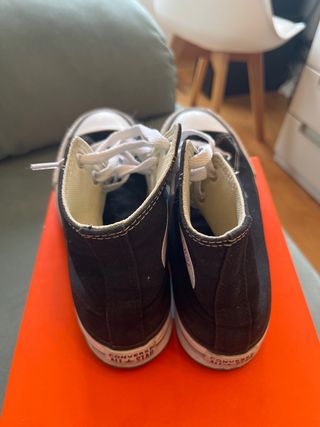 Converse Negras Mujer Talla 38