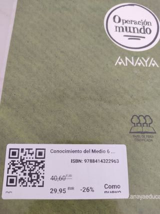 Conocimiento del Medio 6ºEP - 9788414322963