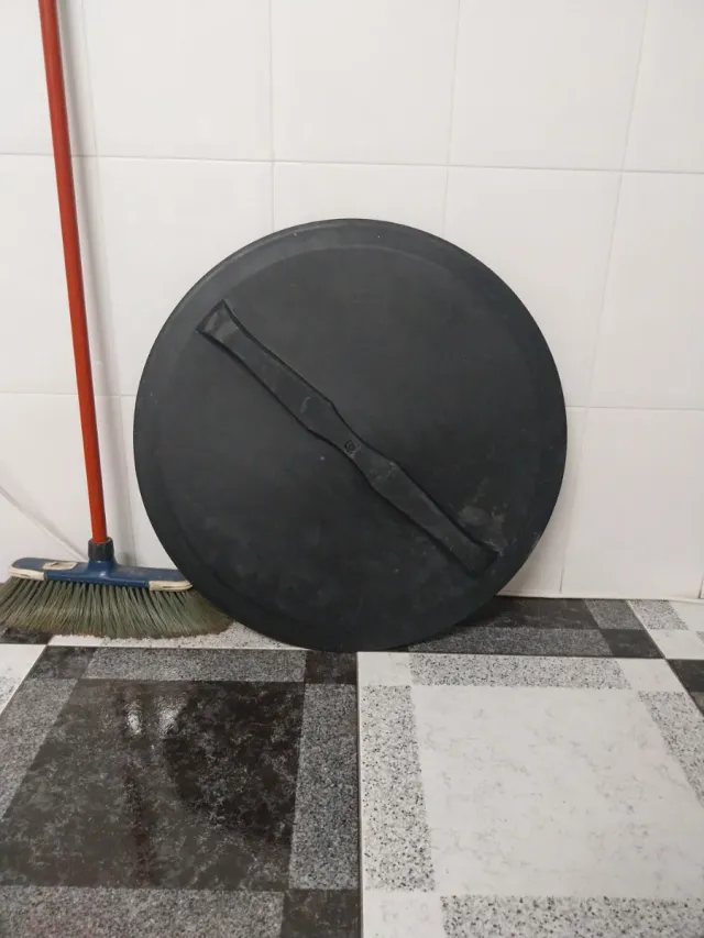 Tapa depósito PVC grande