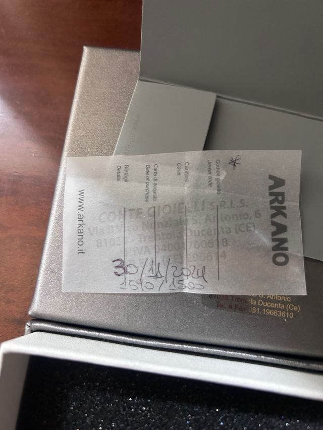 Gemelli Arcano Acciaio Oro Rosa Nuovi.