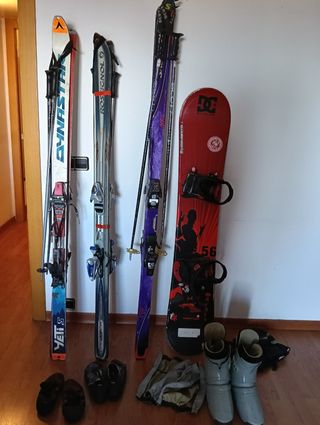 Pack Esquí + Tabla Snow + Botas Talla 45