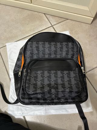 Zaino Lacoste nero monogramma