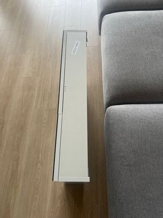 Armario de baño con puertas espejo d madera blanco