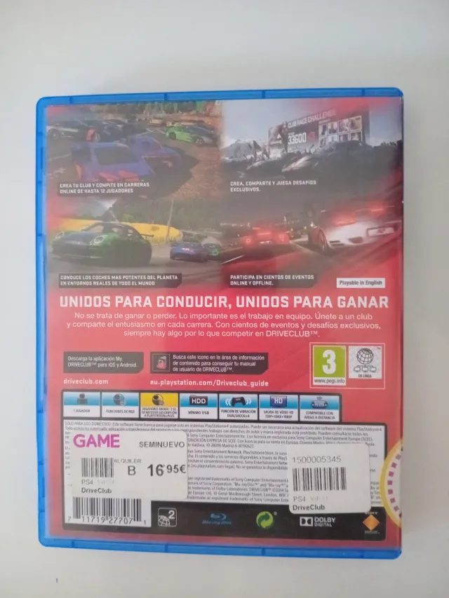 Driveclub PS4