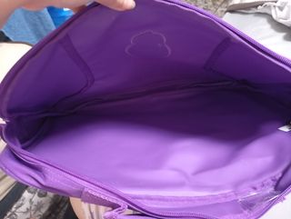 Mochila Real Madrid Morada y Plateada