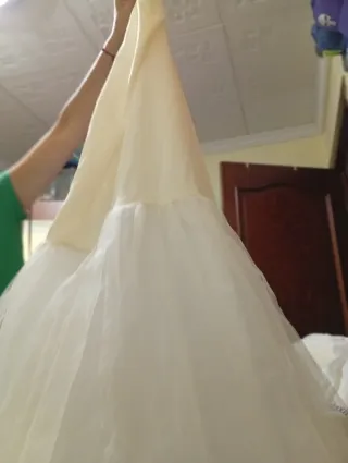 Vestido de Novia Blanco con Corsé
