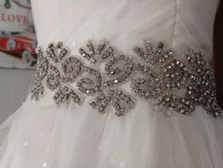 Vestido de Novia Blanco con Corsé
