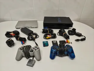 Lote PS2 Slim Silver y FAT 