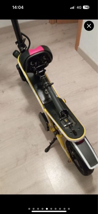 Patinete eléctrico con silla