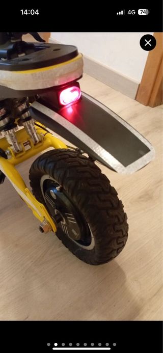 Patinete eléctrico con silla