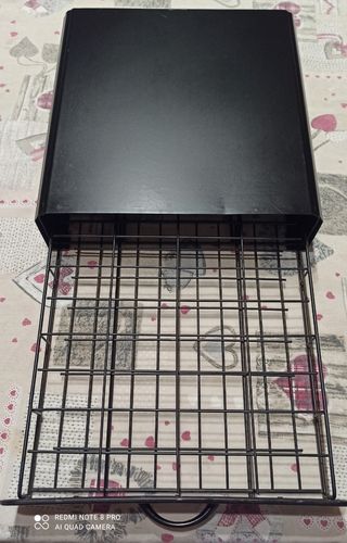 Porta cialde Nespresso in metallo nero