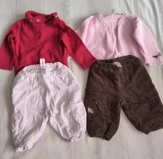 Lote Ropa Bebé Niña Invierno 6 Meses