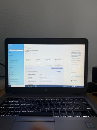 Portátil HP Plata