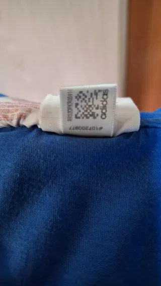 Camiseta Adidas Hombre Azul
