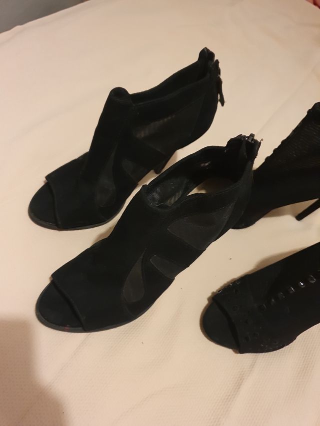 Botines Bershka Negro Talla 38