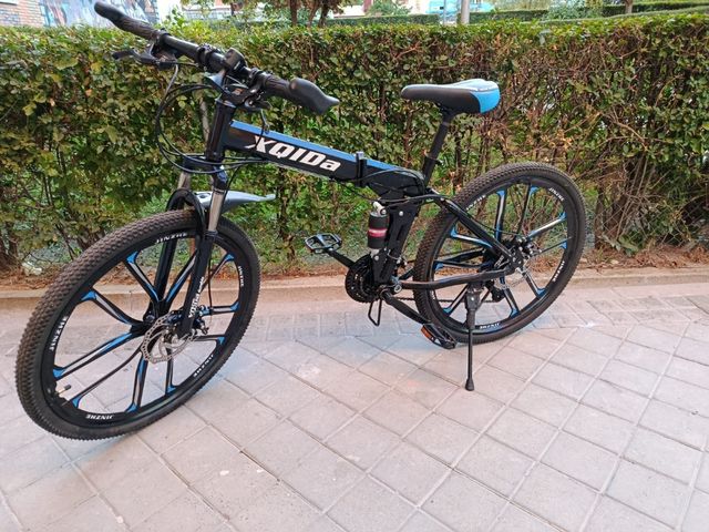 Bicicleta plegable XQIDA negra