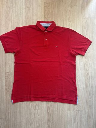 Polo Tommy Hilfiger Rojo Talla L