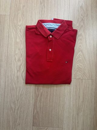Polo Tommy Hilfiger Rojo Talla L