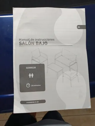Set de jardín Carrefour
