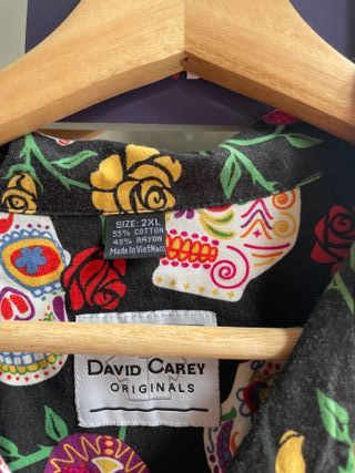 Camisa Hawaiana David Carey Originals Talla XXL